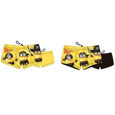 Calção Banho Minions Piratas 10 Und