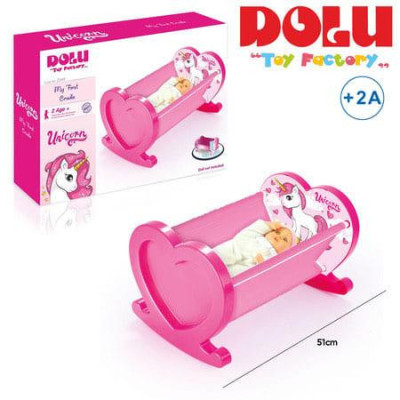 Cama Boneca Berço Unicórnio