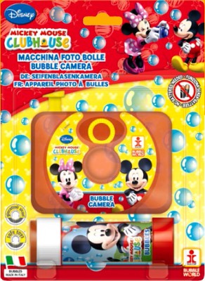 Câmera Mickey e Minnie + Bolas de Sabão