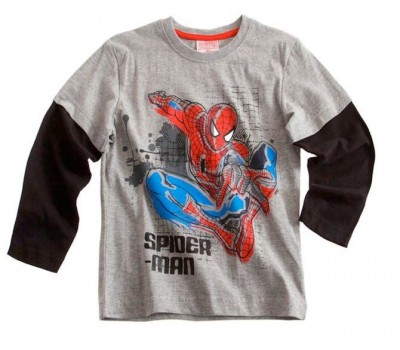 Camisola Homem aranha cinza