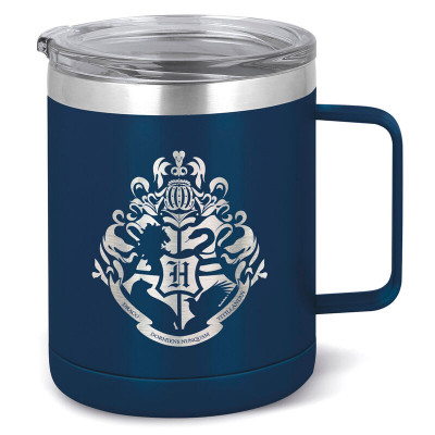 Caneca Aço Inoxidável Harry Potter Hogwarts 380ml