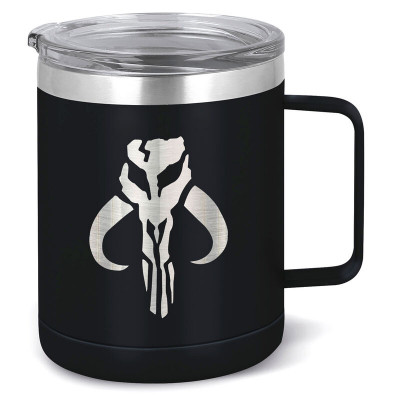 Caneca Aço Inoxidável Star Wars The Mandalorian 380ml