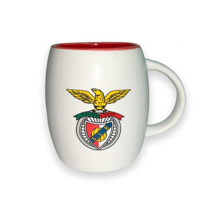 Caneca Barril Branca Benfica