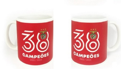 Caneca Benfica 38 Campeões 2022/2023