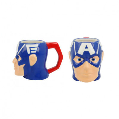 Caneca Capitão América 3D 450ml