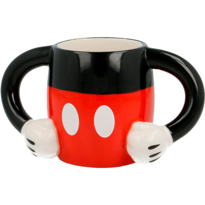 Caneca Cerâmica 3D Corpo Mickey