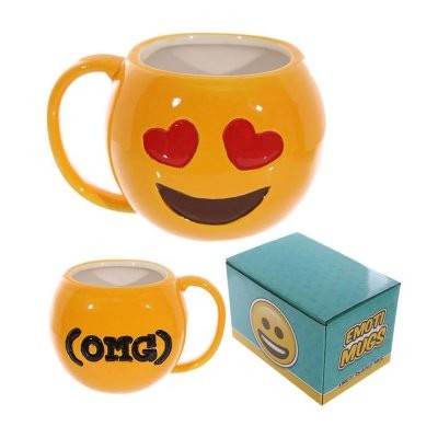 Caneca cerâmica Emoji - Apaixonado