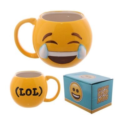 Caneca cerâmica Emoji - Chorar de tanto Rir