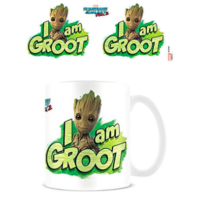 Caneca Cerâmica I Am Groot Guardiães da Galáxia Marvel