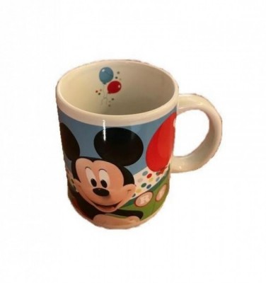 Caneca Cerâmica Mickey e Minnie Disney com caixa 320ml