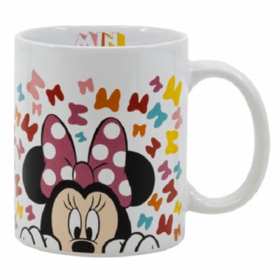 Caneca Cerâmica Minnie Laço 325ml