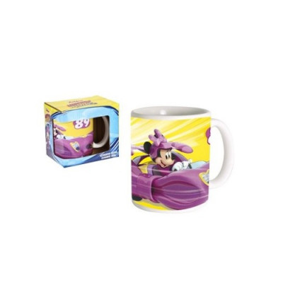 Caneca Cerâmica Minnie Super Pilotos