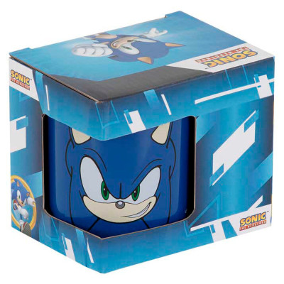 Caneca Cerâmica Sonic Face 325ml