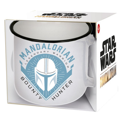 Caneca Cerâmica Star Wars The Mandalorian Hunter 400ml