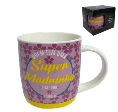 Caneca Cerâmica Super Madrinha