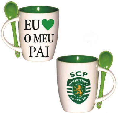 Caneca com Colher SCP Pai