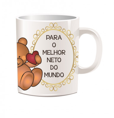 Caneca com Dedicatória Melhor Neto do Mundo