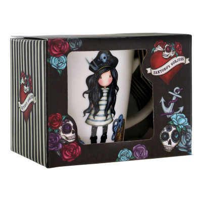 Caneca Grande Gorjuss Black Pearl