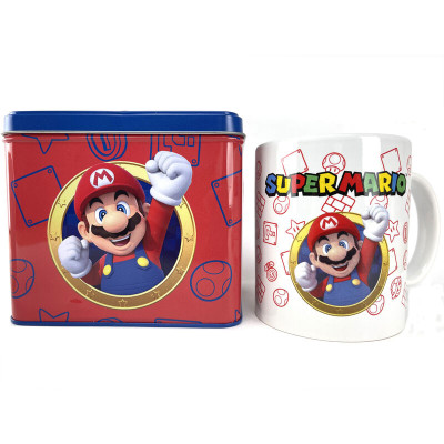 Caneca + Mealheiro Super Mario