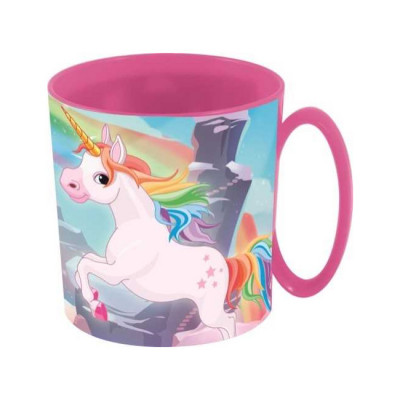 Caneca microndas Unicornio Branco