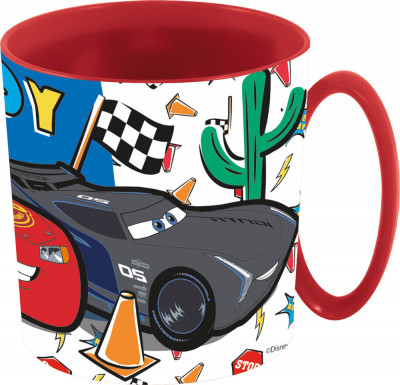 Caneca Microondas Cars Race Ready 350ml