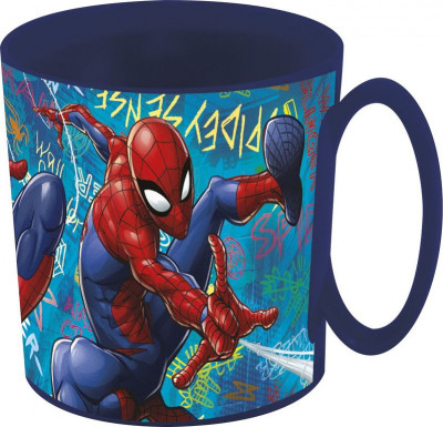 Caneca Microondas Spiderman Grafitti