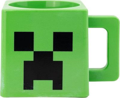 Caneca plastico Creeper Minecraft