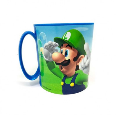 Caneca Plástico Microondas Super Mario 350ml