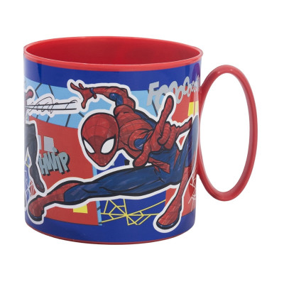 Caneca Plástico Spiderman Rules 390ml