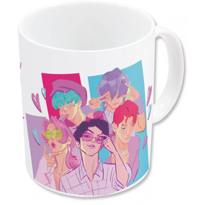 Caneca Saja Boys Guerreiras K-Pop 325ml