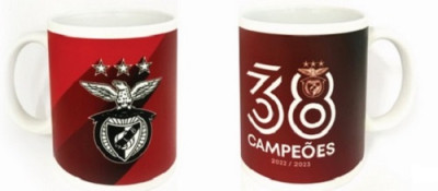 Caneca SL Benfica Campeões 2022/2023