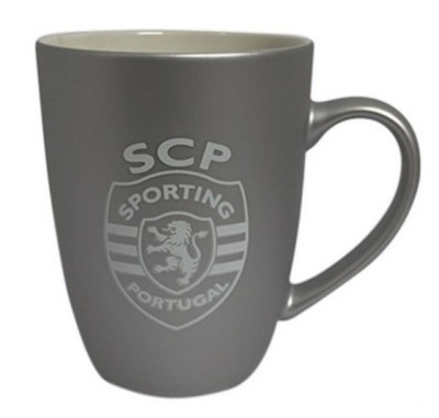 Caneca Veludo Prateada Sporting