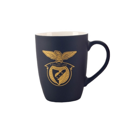 Caneca Veludo Preto Ouro S. L. Benfica