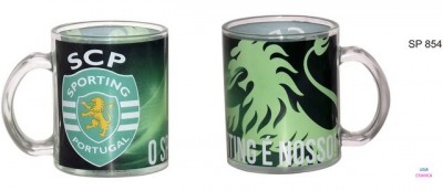 Caneca Vidro Sporting SCP