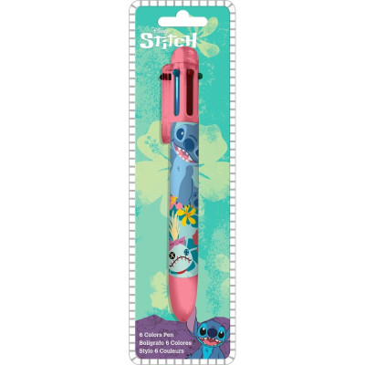 Caneta 6 cores Stitch Scrump