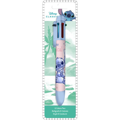Caneta 6 cores Stitch