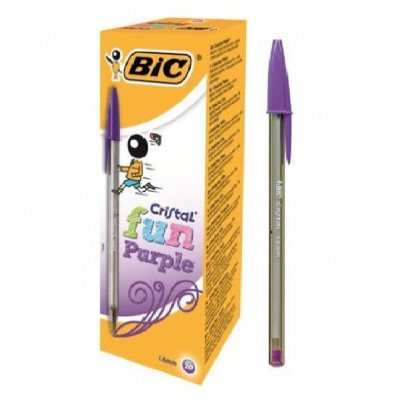 Caneta Bic Cristal Fun Violeta 20 uni