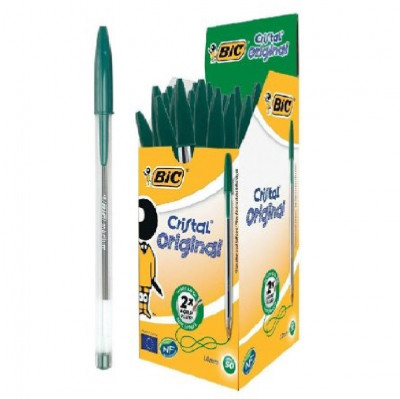 Caneta Bic Cristal Verde