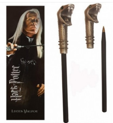 Caneta esferográfica Varinha Lucius Malfoy Harry Potter