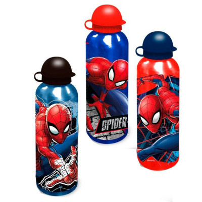 Cantil Alumínio 500ml Spiderman Marvel Sortido