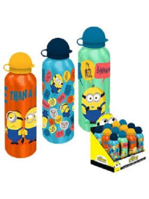 Cantil Alumínio Minions 500ml Sortido