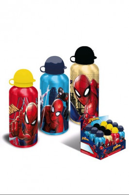 Cantil Alumínio Spiderman 500ml Sortido