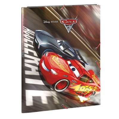 Capa A4 com elásticos cars Disney