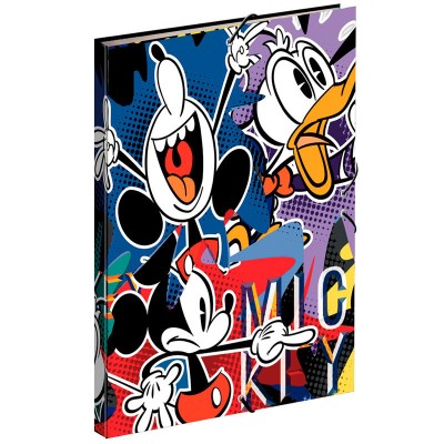 Capa A4 com elásticos Mickey Disney - Madness