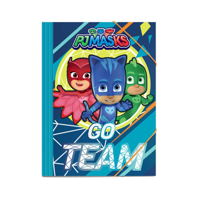 Capa A4 Elásticos PJ Masks Go Team