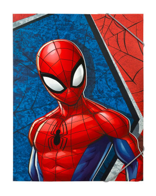 Capa A4 Elásticos Spiderman