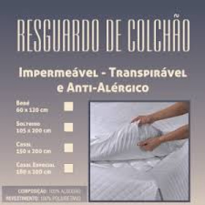 Capa colchão anti alergico impermeavel