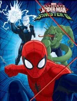Capa com Elasticos A4 Spiderman Ultimate vs Sinister 6