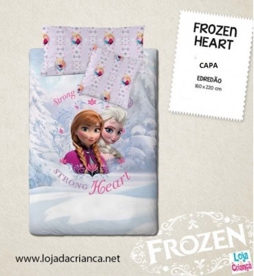 Capa de Edredão Frozen Heart