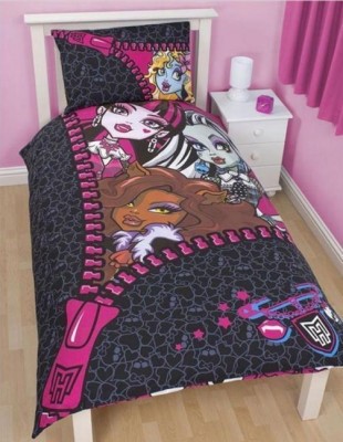 Capa de Edredon e Almofada Monster High